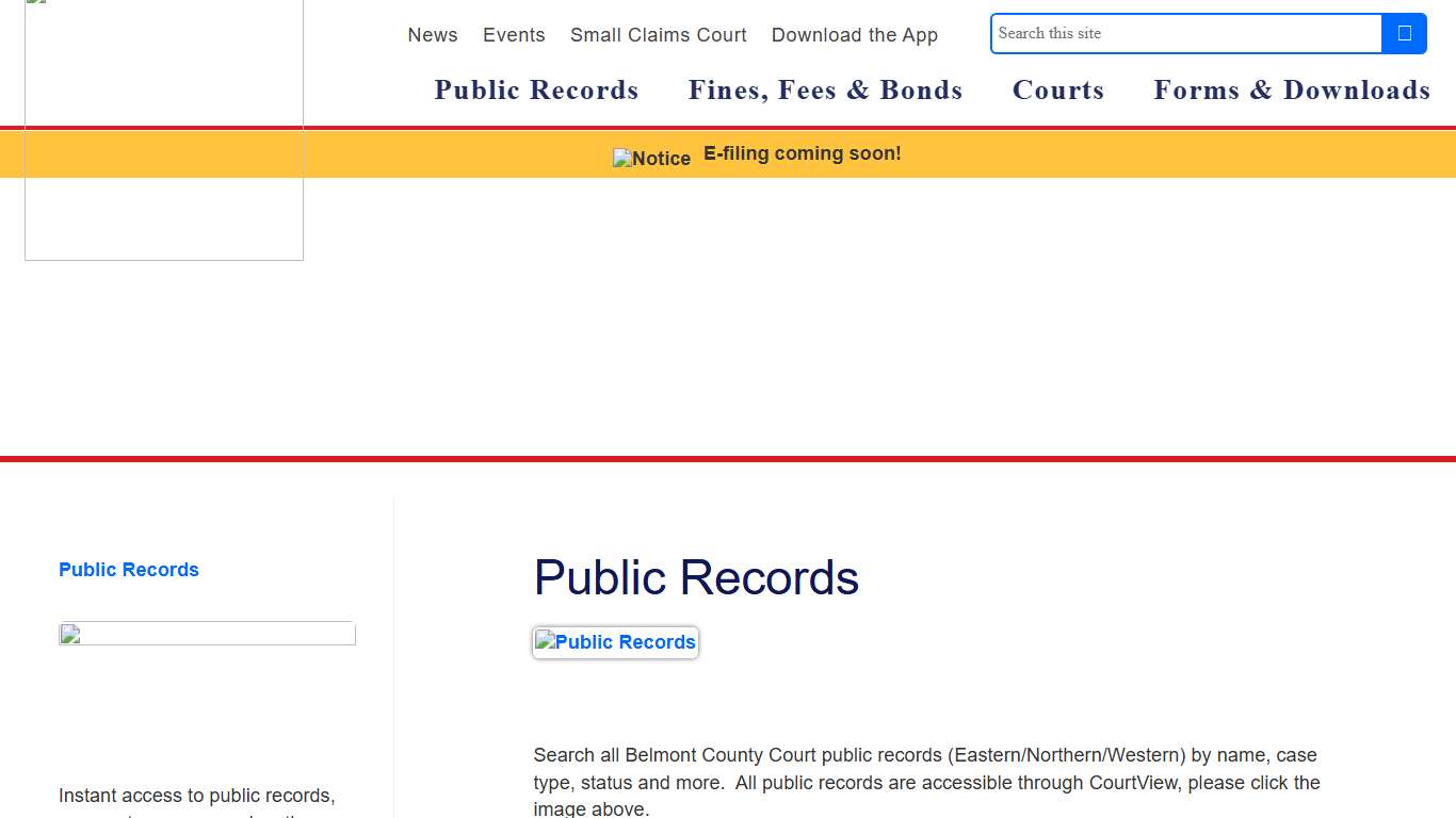 Public Records > Public Records Belmont County Courts Belmont County Ohio Courts Belmont County Ohio Public Records Belmont County Ohio Pay Fees Online